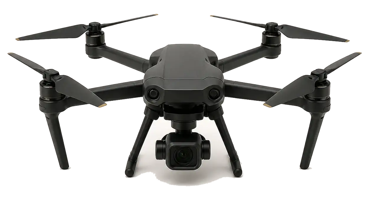 Drone profissional preto para inspeções e mapeamentos aéreos